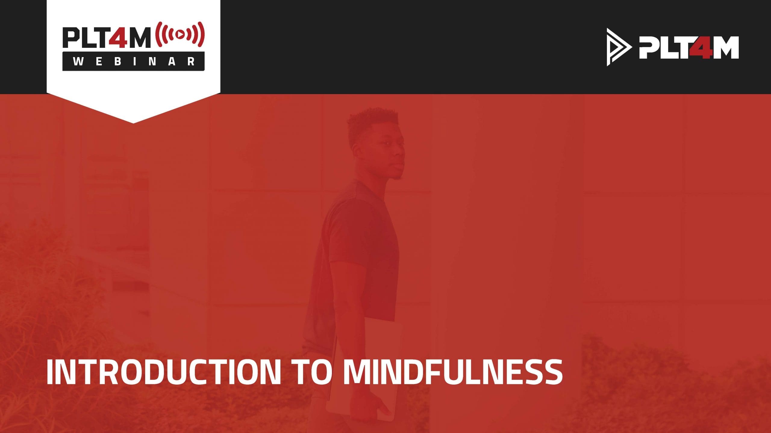 introduction to mindfulness webinar slide.