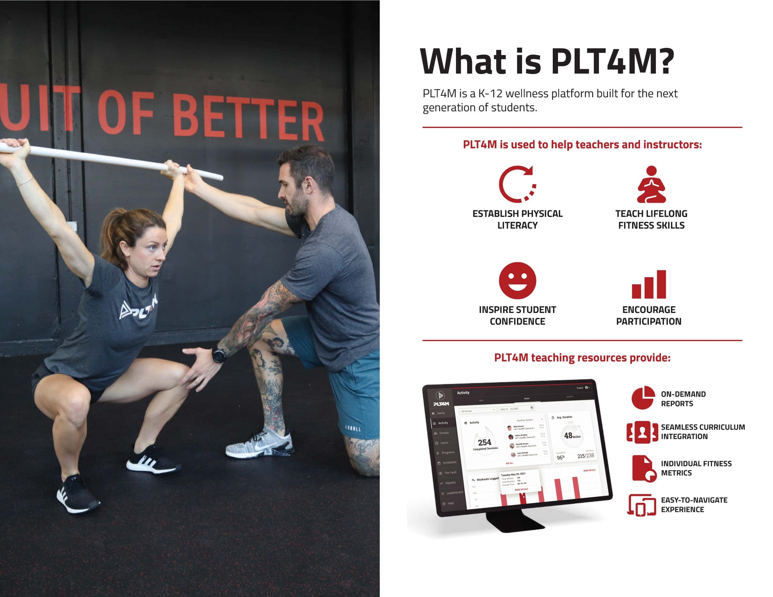 Why PLT4M presentation page.