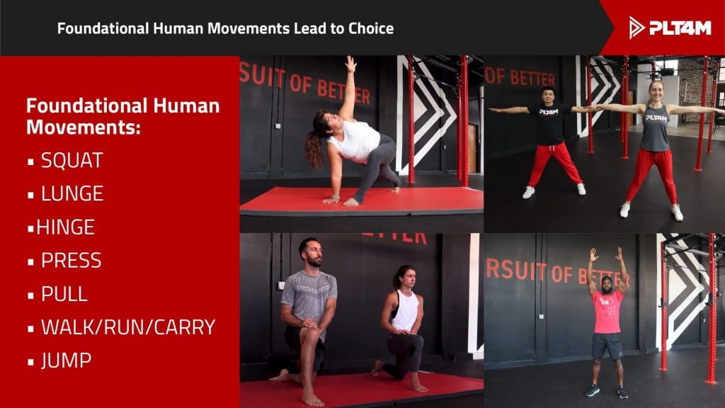 Foundational human movements lead to choice graphic.