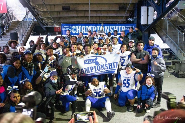 Randolph High School football won a state championship.