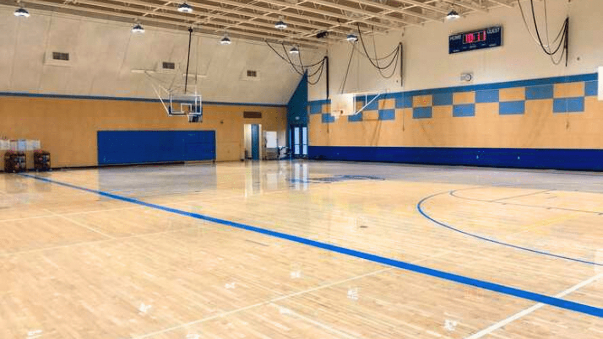 Crocker Middle School gymnasium