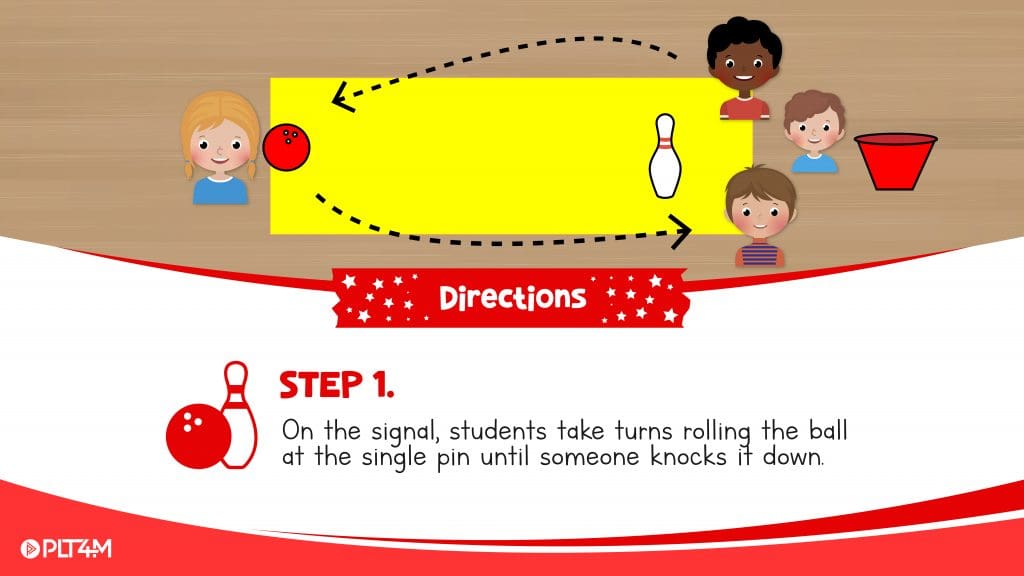 Directions slide for Add A Pin bowling activity.