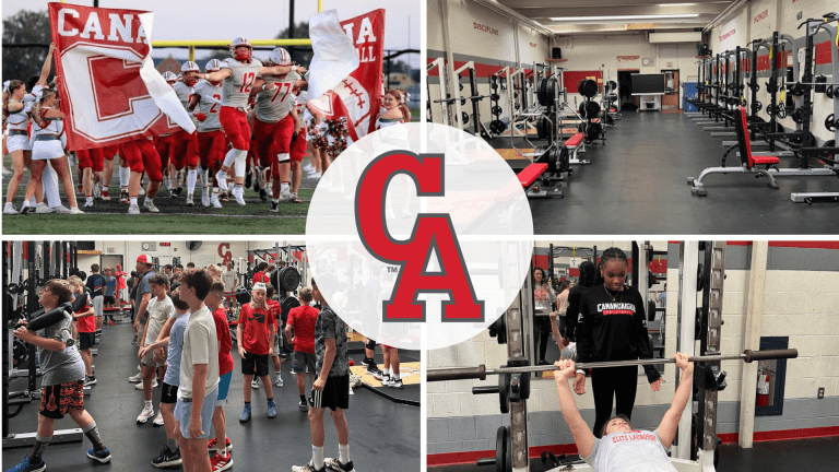 Collage of Canandaigua Academy PE and Athletics.