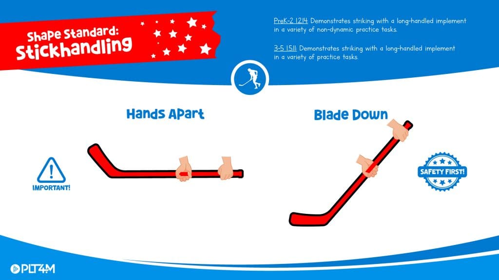 Safety rules for floor hockey stick.