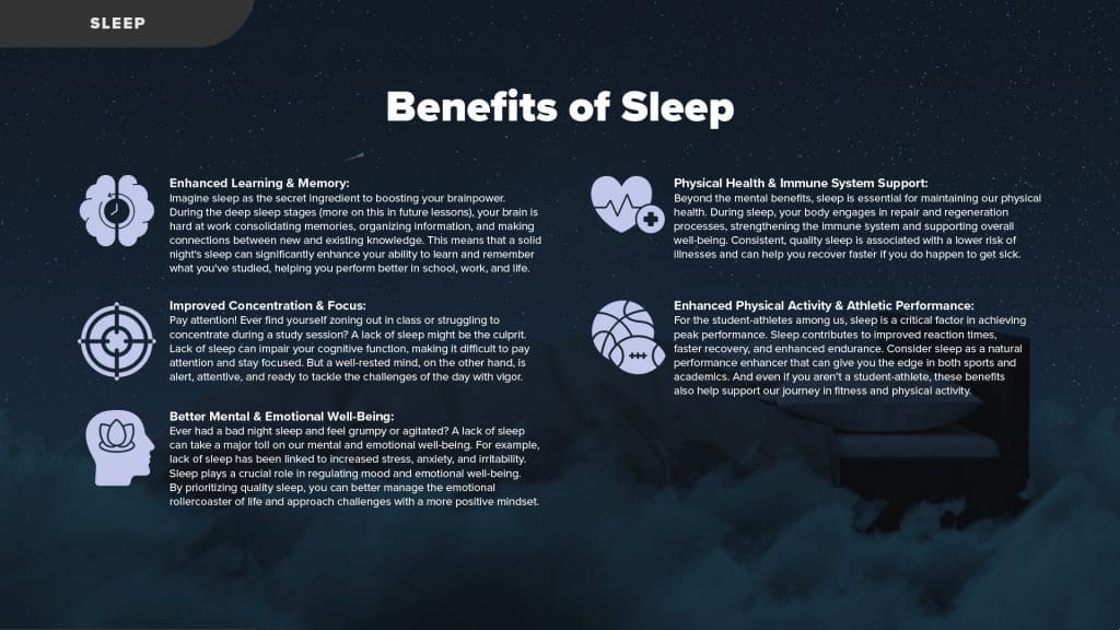 Benefits of sleep article slide 2