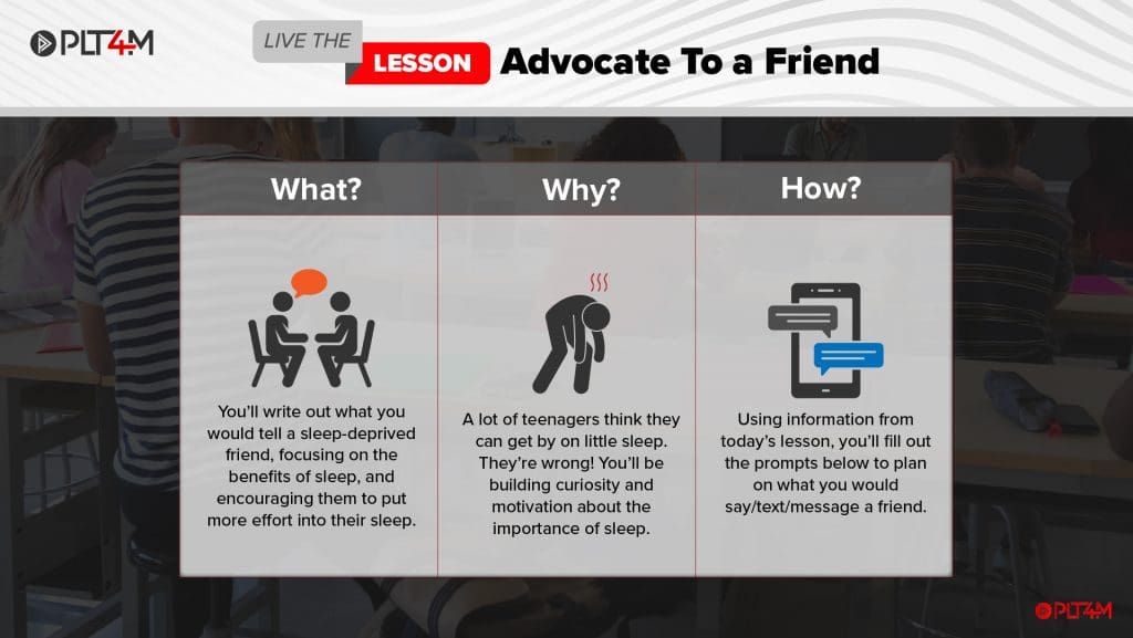 What, Why, and How of a PLT4M skills based health education lesson.